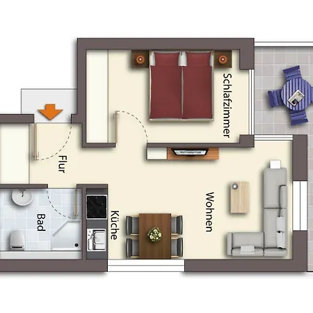 公寓 Brise Steffi App 01